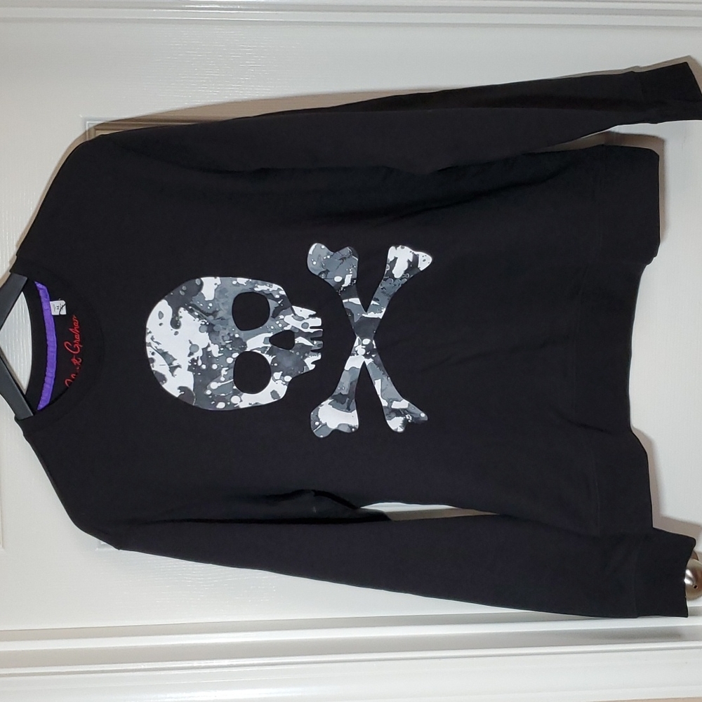 Robert Graham Knockout Skull Design Sweatshirt